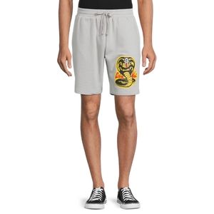 NWOT Men's Cobra Kai Graphic Jogger Shorts